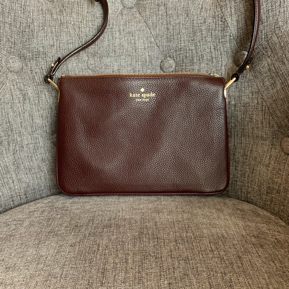 Kate Spade Burgundy Crossbody Bag